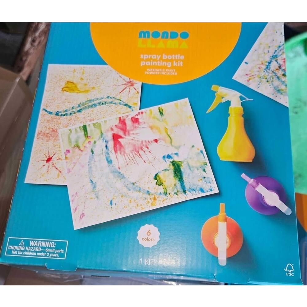Spray Bottle Painting Art Kit - Mondo Llama